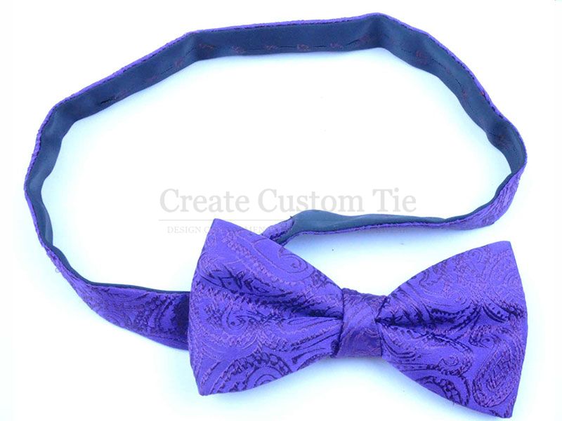 Custom pre tied bowtie