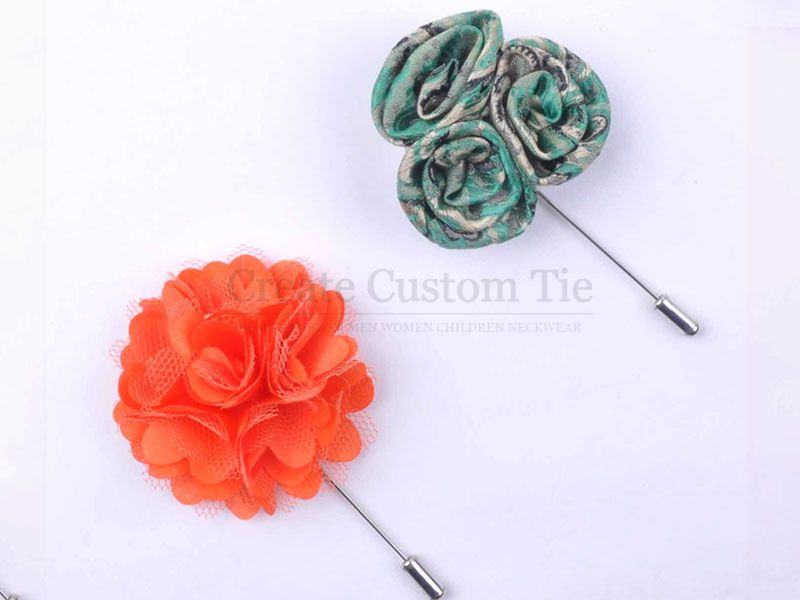 Custom Flower Brooches