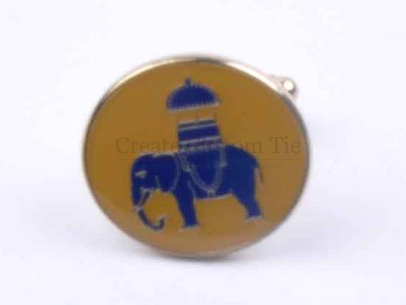 Custom elephant cufflinks