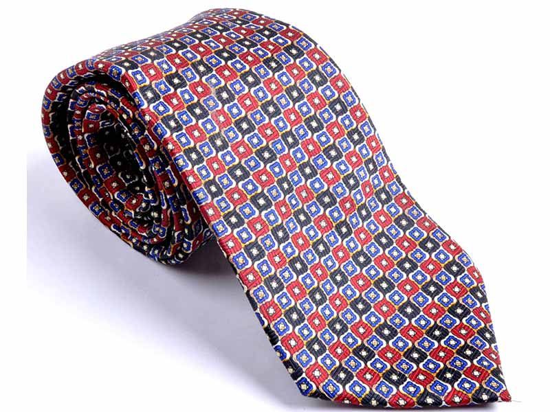 Custom polyester print tie