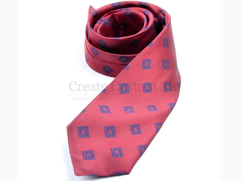 Custom microfiber woven tie with custom logos