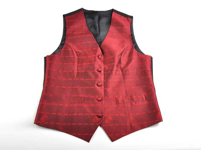 custom logo waistcoat