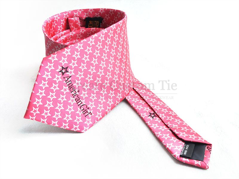 custom pink necktie